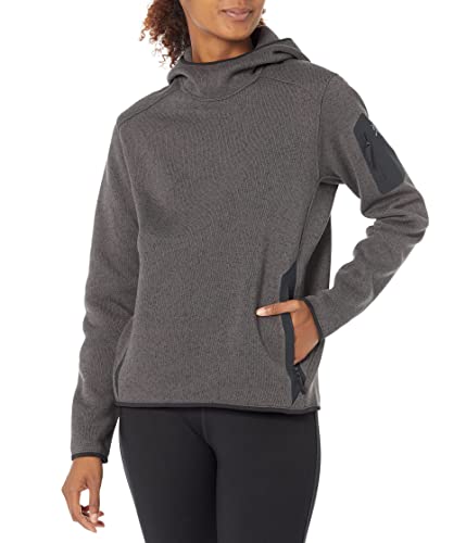 Arc'teryx Covert Pullover Hoody Women's | Technical Midweight Fleece Hoody | Black Heather, Large