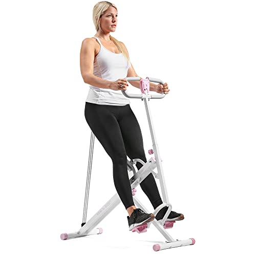 Sunny Health & Fitness Upright Row-N-Ride Exerciser in Pink – P2100