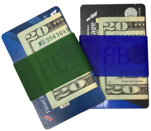 Better Band Wallet (2-pack, Green/Blue