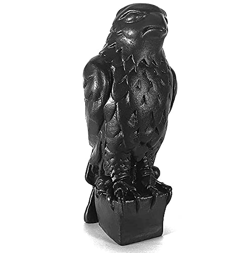 YNNY The Maltese Falcon Statue Prop Secret Compartment or Gold Edition!1941 Maltese Falcon Statue Replica,Handmade for Home Decor,Personalise Figurine for Office Desktop Decor,15cm (Black) (Y-88)