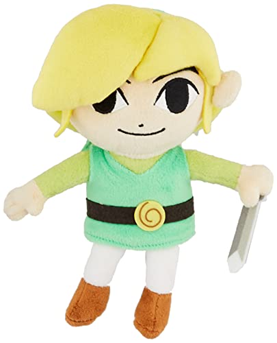 Sanei The Legend of Zelda The Wind Waker 7' HD Link Plush