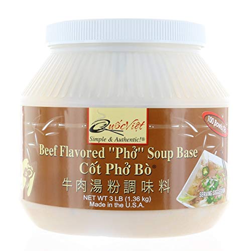 Quoc Viet Foods Beef Flavored 'Pho' (Cot Pho Bo Brand) 3-lb/1.36kg