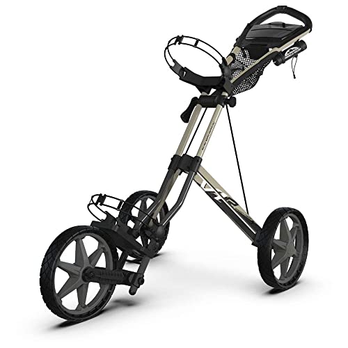 Sun Mountain Golf Speed Cart V1R 3 Wheel Pursh Cart - Steel Fog