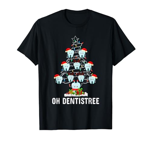 Oh Dentistree Dentist Dental Xmas Christmas Tree Doctor T-Shirt