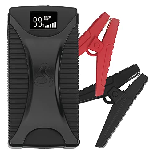 Cobra 1000A Jump Starter - Lithium-ion Jump Starter & Power Bank with in-Car Jump Starting & Fast Charge USB, LED Flashlight, Jump Start Cables, 1000 Amp Peak Power for Any Car, Truck or Boat