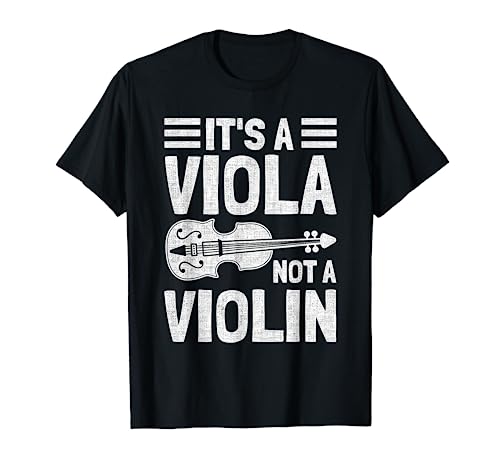 Funny Viola Art For Men Women Violin Lover Violinist Music T-Shirt