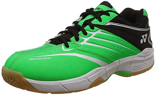 YONEX Power Cushion SHB CFAX Badminton Shoe, Green/Black/White (7.0)