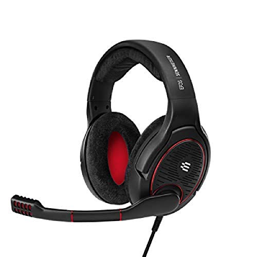 EPOS Game ONE Gaming Headset - Open Acoustic, Noise-Canceling Mic, Flip-to-Mute, XXL Plush Velvet Ear Pads, PC/Mac/Xbox/PS4/Switch/Smartphone Compatible - Black
