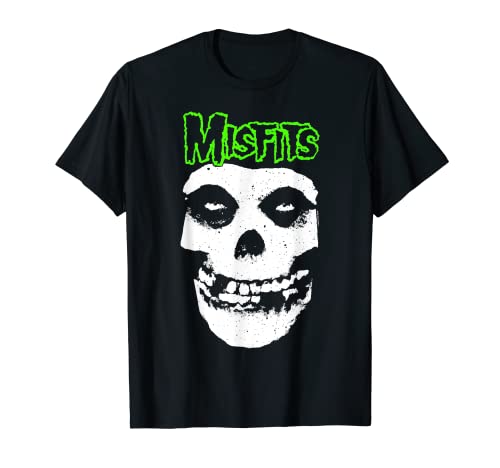 Misfits – Green Skull Logo T-Shirt