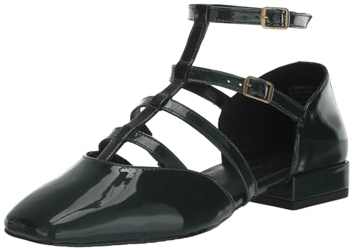 Seychelles Women's Kissing Booth Mary Jane Flat, Green, 7.5