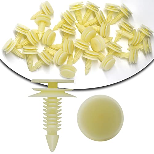 Gistilli 30pcs Door Trim Panel Panel Retainer Clips Compatible with GM Chevy Buick GMC Jimmy Pontiac 10153057(8mm Hole)