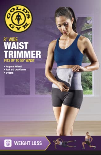Gold's Gym Waist Trimmer Belt - Adjustable Size fits up to 50 inch Waist Trims...
