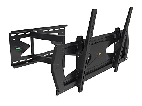 Black Full-Motion Tilt/Swivel Wall Mount Bracket with Anti-Theft Feature for Pioneer Electronics PDP-5010FD 50' inch LED/LCD HDTV TV/Television - Articulating/Tilting/Swiveling