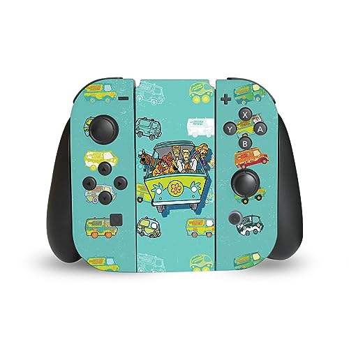 Head Case Designs Officially Licensed Scooby-Doo Mystery Inc. Graphics Vinyl Sticker Gaming Skin Decal Cover Compatible with Nintendo Switch Joy-Con Controller
