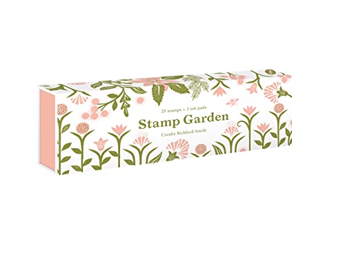 Stamp Garden: (25 stamps, 2 ink colors, assorted plant and flower parts, perfect for scrapbooking, printmaking, diy crafts, and journals)