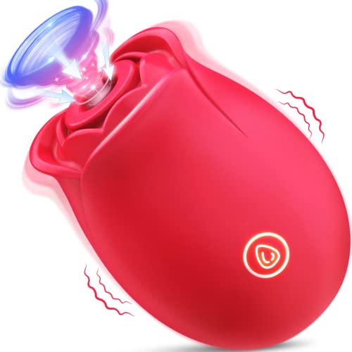 Rose Sex Stimulator for Women，Licking Vibrators with 7 Modes, G Spot Vibrator Adult Sensory Toys Women, Nipples Clit Stimulator Rose Toy for Women Adult Sex Toys Redeeming Love