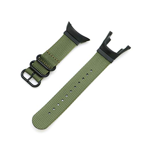 Demupai Replacement Wrist Band Bracelet for Ambit 3 Sport/3 Run/3 Peak,22mm Width Nylon Strap for Suunto Ambit 2/2S/2R (Army Green)
