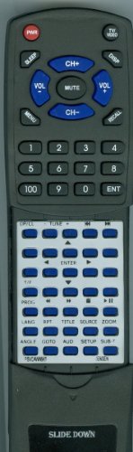 Replacement Remote Control for Jensen AWM965, Media Pro 5000, AWM960