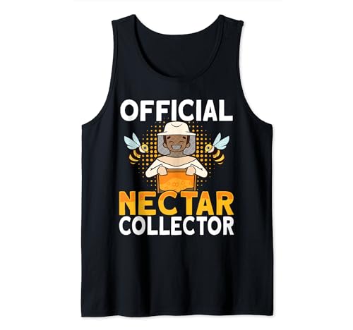 Honey Beekeeping Bee Official Nectar Collector - Beekeeper Tank Top