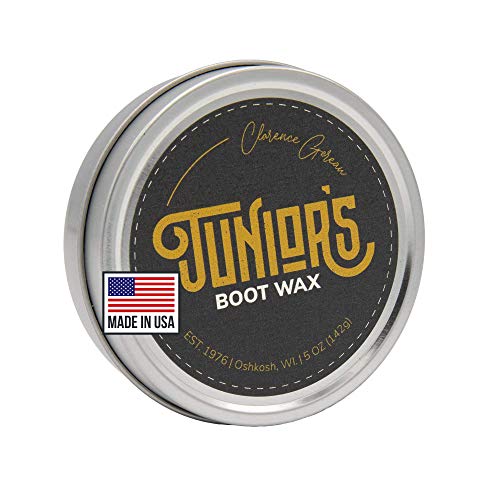 Blended Waxes Leather Waterproofing Wax - Leather Care Wax for Boots, Shoes, Gloves, Jackets, Belts, Bags, and Hats - Natural Weather Proofing Wax (5 oz)