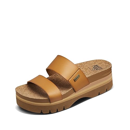 Reef Womens Sandals, Cushion Vista Higher, Natural, 8