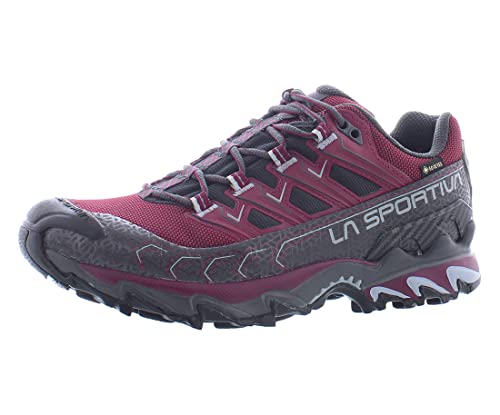 La Sportiva Ultra Raptor II Gore-Tex Mountain Running Shoe - Women's Red Plum/Carbon 39.5