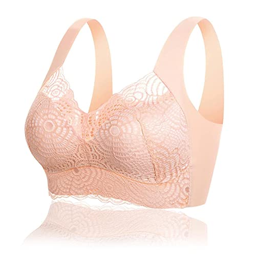 Dfcdcoo PrettyHealth Lymphvity Detoxification and Shaping & Powerful Lifting Bra for Women (Skin Colour,2XL)