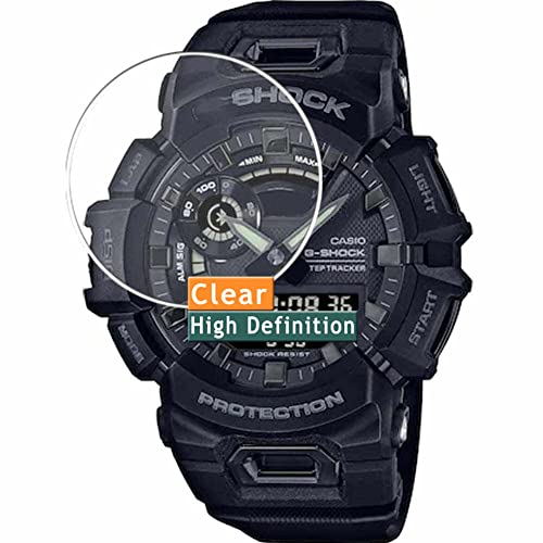 Vaxson 3-Pack Screen Protector, compatible with Casio G-Shock GBA900 GBA-900 TPU Film Protectors Sticker [ Not Tempered Glass ]