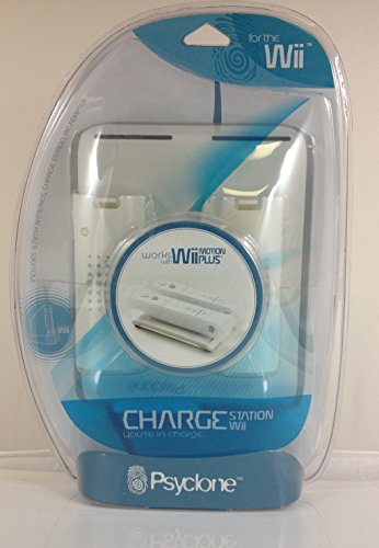 Wii Psyclone Charge Station with 2 Batteries