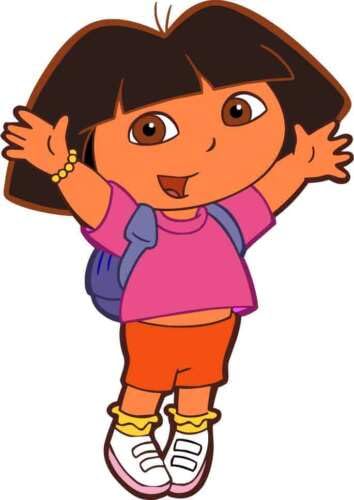 Dora The Explorer - Sticker Graphic - Auto, Wall, Laptop, Cell, Truck Sticker for Windows, Cars, Trucks