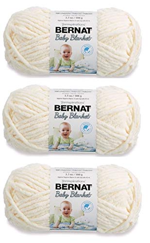 Bernat Baby Blanket Yarn (3-Pack) Vanilla 161103-30083