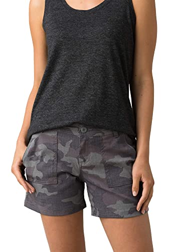 prAna Women's Standard Olivia Short, Gravel Camo, 2W x 7L