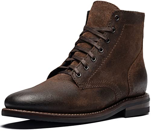 Thursday Boot Company Men's President Ankle Boot, Mocha - No Speed Hooks, 10