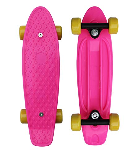 SK8MEMO 17X5inch Mini Skateboard, Mini Cruiser Skateboard for Beginners…