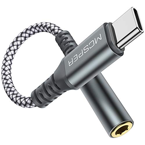 USB Type C to 3.5mm Female Adapter,USB C to Aux Audio Dongle Cable Cord Headphone Jack Compatible with iPhone 15 Pro Max/15 Pro/15 Plus,Samsung Galaxy S24 S23 S22 S21 Ultra,iPad Pro MacBook,Pixel 5