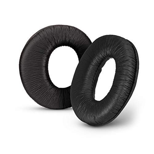 BRAINWAVZ Replacement Earpads for Sony MDR-RF985R RF985R 960R RF925R RF860F, Soft Foam & Leather, Upgraded RF985R Ear Pads, Black