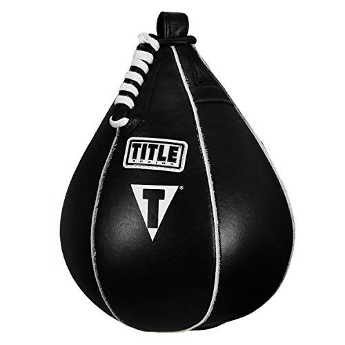 TITLE Boxing Super Speed Bag, Black, 7' x 10'