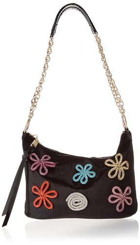 Betsey Johnson Doodle Bug Shoulder Bag, Black