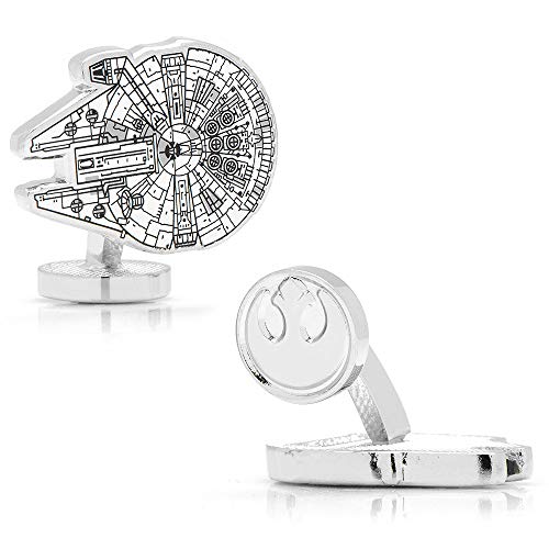 Star Wars Millennium Falcon Blueprint Cufflinks, Officially Licensed