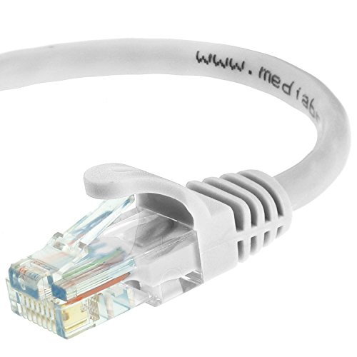 Mediabridge CAT6 Ethernet Patch Cable (50 ft) RJ45 Connectors with Gold Plated Contacts (10gbps)