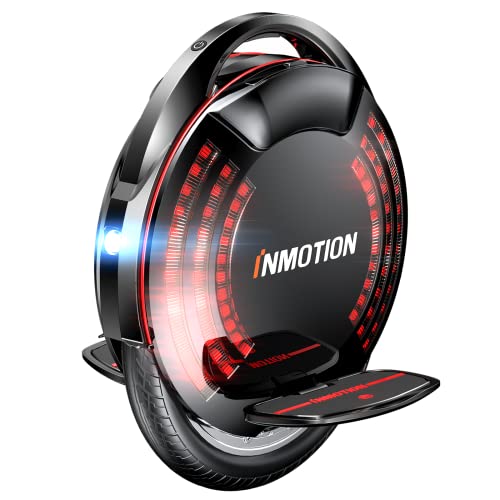 INMOTION V8F Electric Unicycle One Wheel Self Balancing Scooters for Adults,16 Inch Smart Electric Monowheel with 22 MPH, 30° Climbing Capacity & 37.3 Miles Mileages