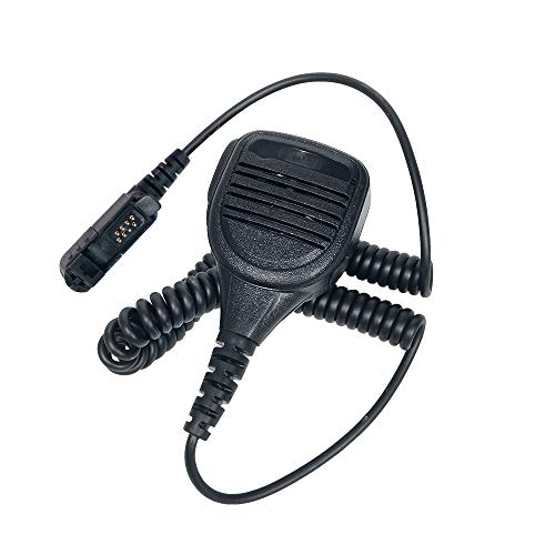 Klykon Speaker Label Mic Shoulder Microphone for Motorola XPR3300e XPR3500e XPR3500 XPR6550 Walkie Talkie 2 Way Radio