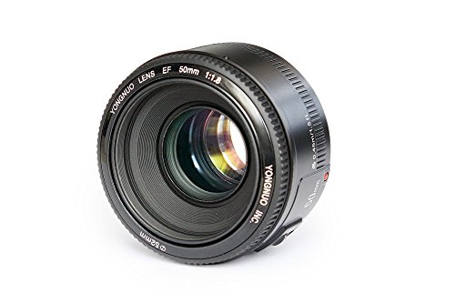 YONGNUO YN50mm F1.8 Lens Large Aperture Auto Focus Lens Compatible with Canon EF Mount EOS Camera