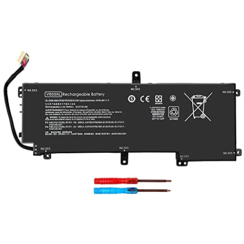Laptop VS03XL 849313-850 Battery for HP Envy 15T-AS000 15T-AS100 CTO 15-AS 15-AS133CL X6V56UA 15-AS020NR 15-AS152NR 15-AS043CL 15-AS002LA 15-AS004LA 15-AS014WM HSTNN-UB6Y 849047-541 3ICP7/61/80