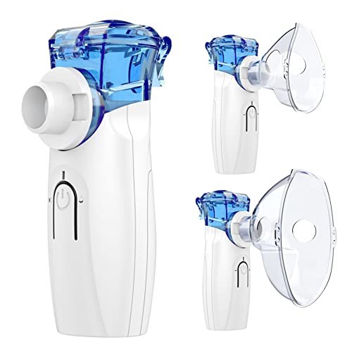 Portable Nebulizer - Nebulizer Machine for Adults and Kids Travel and Household Use, Handheld Mesh Nebulizer for Breathing Problems APOWUS.