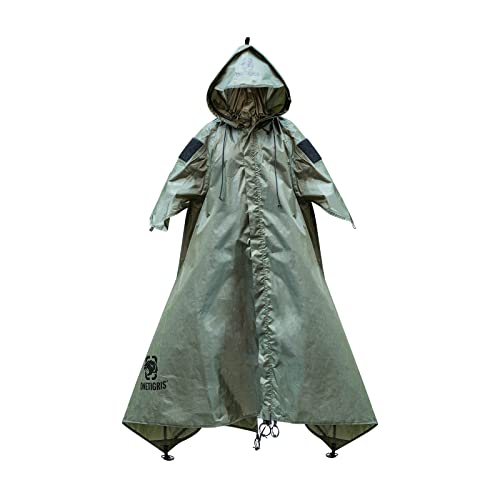 OneTigris TENTSFORMER Raincoat, Bushcraft Poncho Tent, Multiuse Waterproof Rain Cover for Men Women Adults