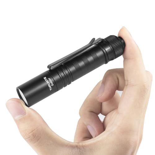 ThruNite Saber 659 Lumens AA EDC Flashlight Rechargeable, High Performance SST20 LED Pocket Flashlight with Clip (Cool White)