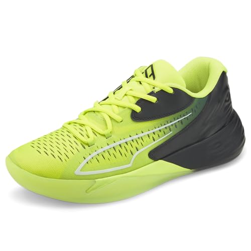 PUMA Womens Stewie 1 Quiet Fire Basketball Sneakers Athletic Shoes - Yellow - Size 7.5 M