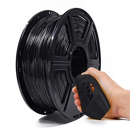 FLASHFORGE Flexible PLA Filament 1.75 mm Black, 3D Printer Filament 4X Longer Stretch, 1 (2.2lbs) Kg Spool, Dimensional Accuracy +/- 0.02 mm, 3D Printing Filament for Printing Soft Accessories