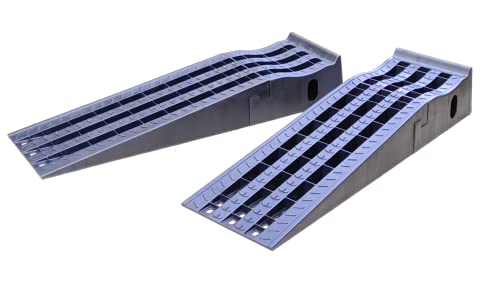 MaxxHaul 50709 Detachable Extendable Car Ramp Set, Portable Car Ramps With 3,250 lbs Maximum Weight Capacity Per Ramp 6,500 lbs Per Pair